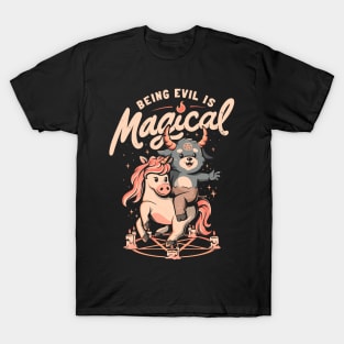 Being Evil is Magical - Cute Evil Unicorn Gift T-Shirt